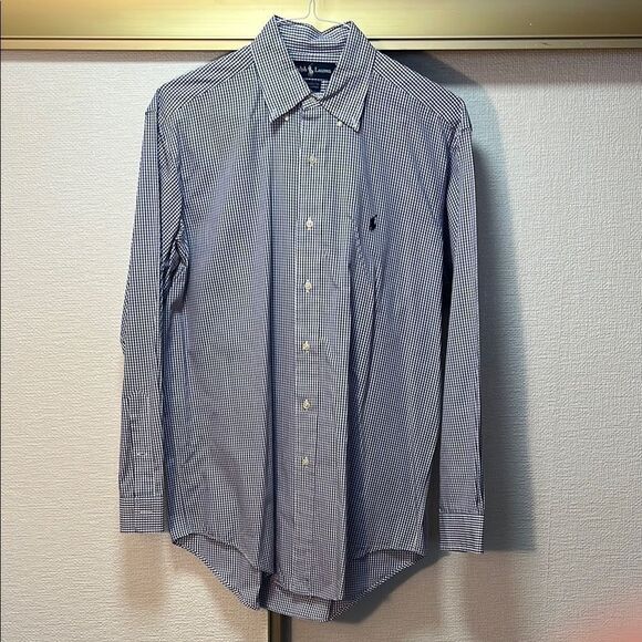EUC Ralph Lauren Varmouth Men's Blue Checkered Shirt - Picture 1 of 7